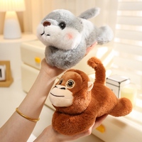 Jouet en peluche mignon magnétique, poupée en peluche allongée, design personnalisé (paresseux, phoque, chat, singe), ornement pour intérieur de voiture, cadeau, vente en gros