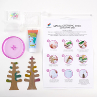 Kit d'activités créatives pour enfants 10 en 1 entièrement personnalisable, avec arbre magique en croissance et crème de simulation