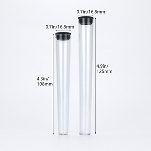 Paquete de Tubos de Plástico Duro de PVC Herméticos con Tapón de Silicona en Forma de Cono para Almacenamiento de Hierbas, Tamaño King de 108 mm, Precio al por Mayor - Product Image 6