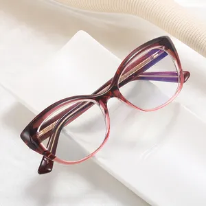 MS 82023ขายร้อนแว่นตาปิดกั้นแสงสีฟ้าแฟชั่นแนวโน้มตาแว่นตาผู้หญิงกรอบแว่นตาออปติคอล