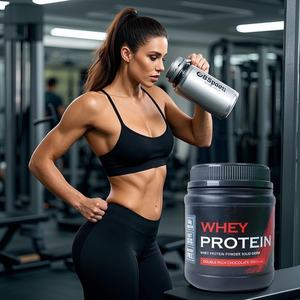 Oem/odm ผงโปรตีนเพิ่มน้ำหนักธรรมชาติ-สร้างมวลกล้ามเนื้ออาหารเสริมกีฬา - Product Image 1