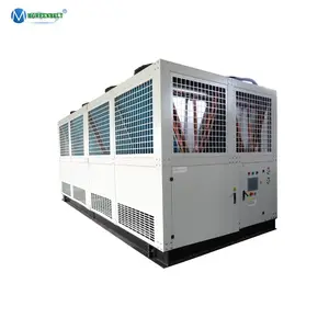 100HP Air Cooled Screw Water Chiller Low Temperature Glycol Chiller For Ice Skating Rink Chiller
