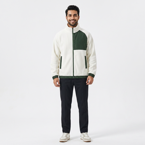 Chaqueta de montaña de piel sintética, chaquetas casuales de forro polar para hombre, chaqueta sherpa estilo urbano - Product Image 1