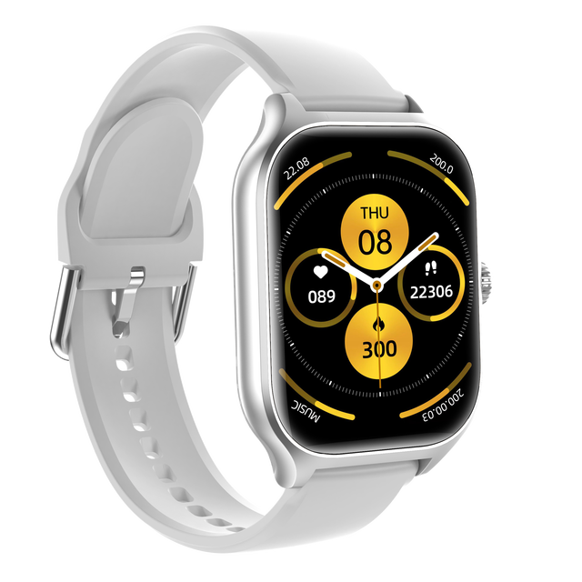 Smart Watch Featuring Fitness Tracker Heart Rate Monitor Sleep Tracking Waterproof Capability and Bt Connectivity for Devices