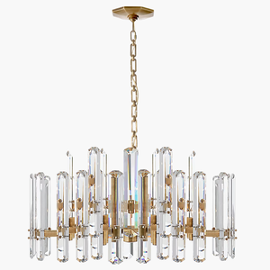 Lustre en albâtre fabriqué en laiton massif pour salon, salle à manger, hôtel, 110V standard - Product Image 2