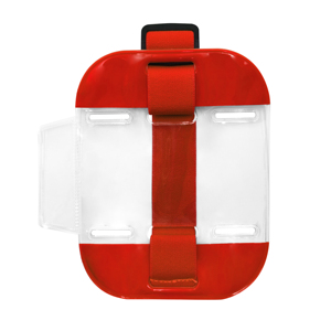 Porte-badges d'identification verticaux avec bande élastique - Product Image 4