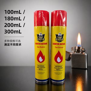 Fournisseur OEM – Cartouche de <span class=keywords><strong>gaz</strong></span> <span class=keywords><strong>butane</strong></span> universelle haute pureté 300 ml à buses multiples, rechargeable pour briquet - Product Image 2