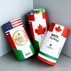 Emballage personnalisé pour tube de supporter de football |   Boîte en carton écologique pour l'emballage de maillots de football, d'écharpes, de t-shirts et de vêtements de sport - Product Image 3