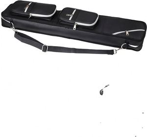 BSCI Factory Portable Leather <b>Cue</b> Case for Billiard Products Custom Logo Durable <b>Cue</b> <b>Stick</b> Bag - Product Image 1