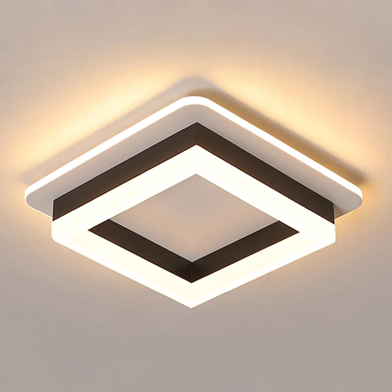 New Product Hallway Porch Corridor Nordic Creative Modern Square Ceiling Led Light