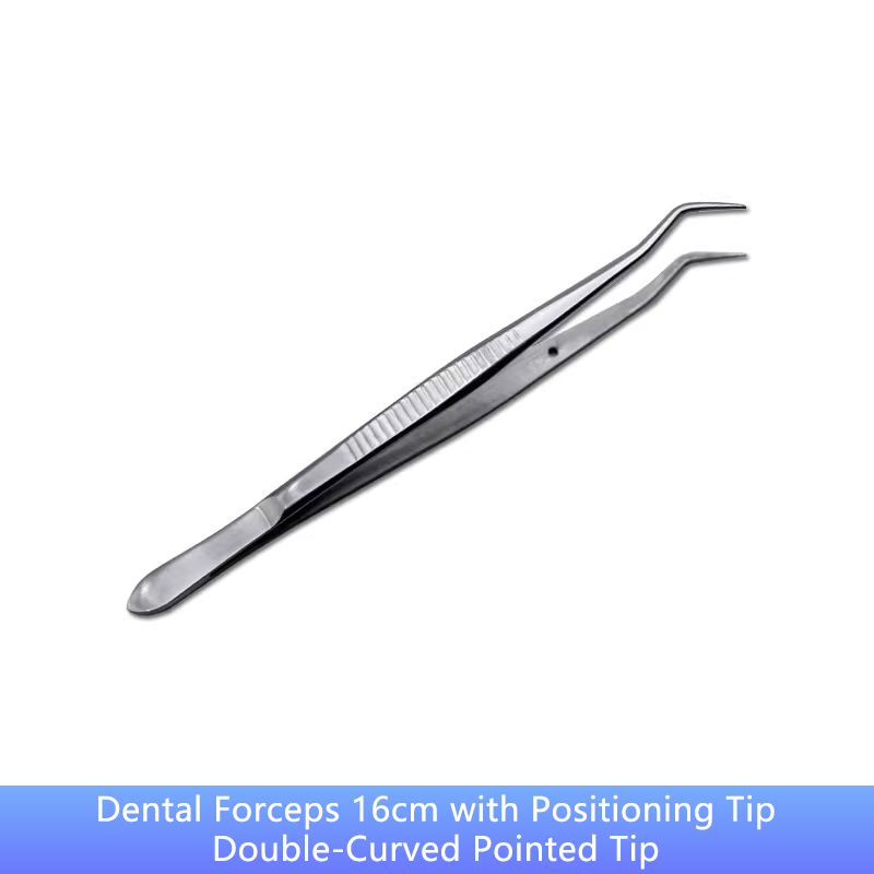 Fórceps dentales K21260, punta doble curvada