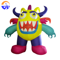 Monstre gonflable personnalisé, durable, facile à installer, coloré, pour Halloween, ambiance d'horreur, accessoire décoratif avec ventilateur intégré, en tissu Oxford