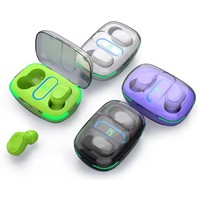 Earphone TWS Model Y90 2026 Hot Top, Earbuds Gaming Nirkabel Sejati dengan Penutup Transparan, Desain In-ear Tahan Air