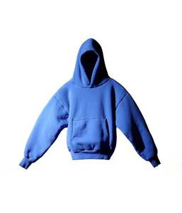 Nouveau design personnalisé unisexe logo sweats à capuche coton + polyester polaire vierge sans ficelle en vrac plaine hommes sweats à capuche surdimensionnés - Product Image 1
