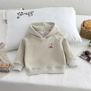 Nouveau pull à capuche en polaire pour enfants, pour garçons et filles - Haut chaud <span class=keywords><strong>double</strong></span> face pour l'hiver et l'automne - Product Image 3