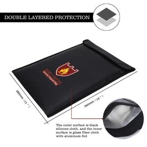 CUSTOM Waterproof and Fireproof <b>Document</b> <b>Bag</b> for Office School Home Use for Secure Filing and Storage - Product Image 4