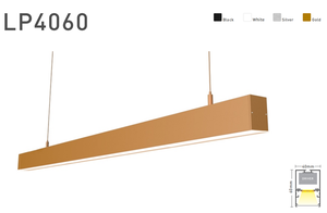 Lustres linéaires Hlinear série Straight Line, longueur 1500 mm, luminaire LED linéaire, suspension lumineuse, éclairage suspendu blanc - Product Image 6
