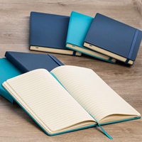 Diario Moleskine A5 de Tapa Dura en Cuero PU, Cuaderno PU con Logotipo Personalizado, Diario Clásico de PU con Banda Elástica y Portaplumas