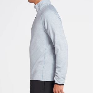 Men's Golf Pullovers With Invisible Pockets Performance <strong>Mid</strong> <strong>Layer</strong> Quarter 1/4 Zip Long Sleeve Pullovers Jumpers for Mens - Product Image 2