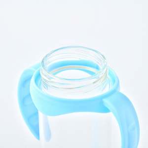 Biberón de vidrio de 8 oz con tetina de silicona para bebé, para sublimación, para alimentación y agua, desde almacén de EE. UU. - Product Image 2