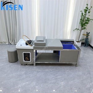Kisen Compact Portable Shampoo Chair No Plumbing Needed Includes Water Circulation and Head Spa Functions <b>for</b> Small Salons - Product Image 3