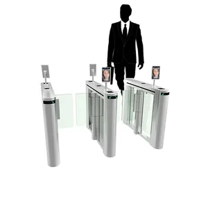 Top Quality Custom Pedestrian Access Control Face Entrance Security Automatic Fast Speed Turnstile Gate