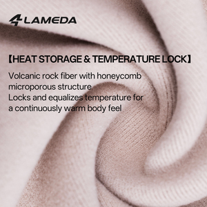 Fabricante de Ropa Interior Térmica de Roca Volcánica para Mujer, Marca Privada LAMEDA, Logotipo Personalizado, Ropa Interior de Ciclismo de Invierno - Product Image 2
