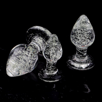 Plug anal en verre phosphorescent, Dildo, Jouets sexuels pour femmes, Masturbateur, Articles pour adultes, Plug anal Cosplay, Massage de la prostate
