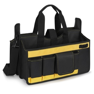 Bolsa de Herramientas Resistente de Oxford 1680D y PVC, con Parte Superior Abierta y 18 Bolsillos, para Electricistas y Carpinteros, BSCI OEM - Product Image 2