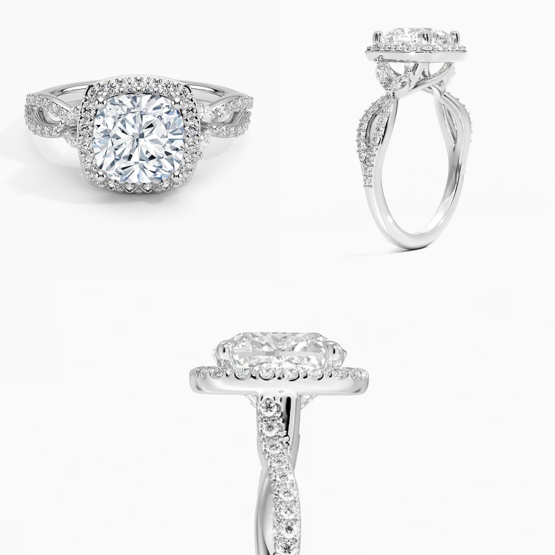 Taglio a Cuscino Halo