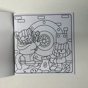 Livre de coloriage personnalisé sur les scènes de <span class=keywords><strong>crime</strong></span>, design audacieux, couverture souple, livre de coloriage personnalisé pour les fans de mystère, les amateurs d'art, cadeau - Product Image 2
