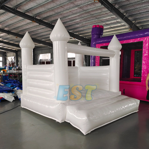 Nhà Bật Nảy Bơm Hơi Màu Trắng Thương Mại Lâu Đài Nhảy Bơm Hơi Cho Trẻ Em Tiệc Nhảy Lâu Đài Đám Cưới Bơm Hơi Ngoài Trời Cho Sự Kiện - Product Image 5