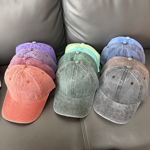 Gorra de Béisbol de Algodón Desgastado con Logotipo de Marca Bordado Personalizado, Gorras Deportivas con Logotipo Personalizado - Product Image 2