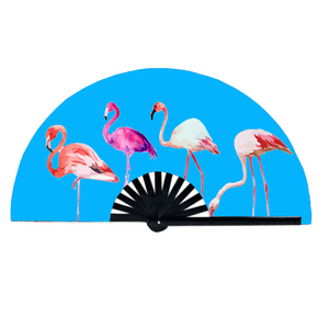 Abanico de mano plegable con impresión personalizada, para manualidades de festival, venta al por mayor - Product Image 2