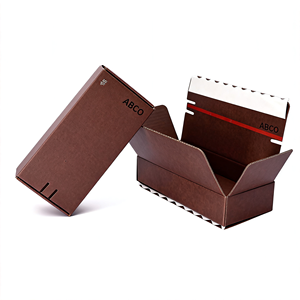 Cajas <span class=keywords><strong>de</strong></span> Envío Autoensamblables <span class=keywords><strong>de</strong></span> Cartón Kraft Reciclable con Logotipo Personalizado Impreso al por Mayor, con Recubrimiento UV Localizado, Grosor <span class=keywords><strong>de</strong></span> 2 mm, Plegables - Product Image 3