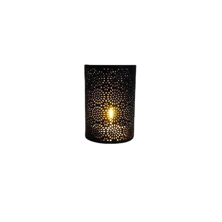 Lámpara colgante con forma de llamas de baile solar, accesorio exterior vintage con batería