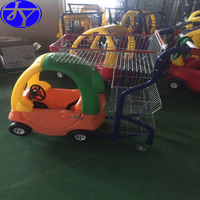 Chariot de courses pliable en acier de haute qualité avec siège bébé, roues en PVC/PU/TPR de 4,5 pouces, capacité de 60 à 240 L, garantie de 2 ans
