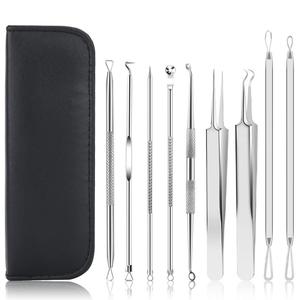 Stainless Steel Acne Needle 9-Piece Set Blackhead Remover Face Beauty Tool - Product Image 3