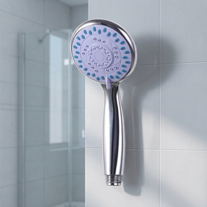 NES-KANE Modern Chrome Hand <b>Shower</b> with Adjustable Flow High Pressure Water Saving 5 Year Warranty Bathroom Faucet <b>Accessory</b> - Product Image 3