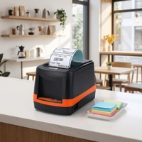 Imprimante thermique sans encre 2-en-1 populaire pour reçus et étiquettes, avec USB et Bluetooth, idéale pour les restaurants et les comptoirs de bar (vente en gros)