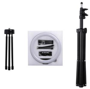 Anneau lumineux LED pour photographie de 10 pouces, 26 cm, lampe annulaire pour téléphone portable à intensité variable avec trépied pour maquillage, vidéo, <span class=keywords><strong>studio</strong></span> en direct - Product Image 5