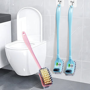 Sikat Toilet Genggam Liushun Da Sky Blue Light <span class=keywords><strong>Pink</strong></span> Multifungsi Hemat-Ruang Gagang Panjang Plastik Tahan Lama untuk Pembersihan - Product Image 1