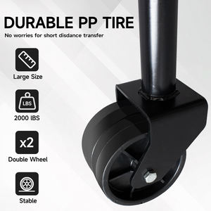 2000lbs maniglia azionato sollevamento rimorchio <span class=keywords><strong>Jack</strong></span> Camper Caravan A-Frame <span class=keywords><strong>Jack</strong></span> pesante ruote doppie Caravan - Product Image 5