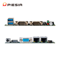 Personalizado 2 Lan 6Com Nano Itx placa base Intel Celeron J6412 DDR4 VGA/HD X86 Industrial integrado Ordenador de placa única SBC
