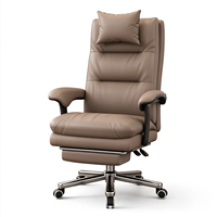 Chaise de bureau ergonomique classique pivotante avec base réglable en hauteur, cadre métallique, dossier ouvert - Pour usage domestique/bureau