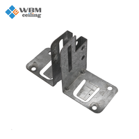 Supports de profilés en acier galvanisé pour plaques de plâtre, accessoires métalliques pour panneaux de gypse, adaptés aux montants/charnières/Omega/C/U