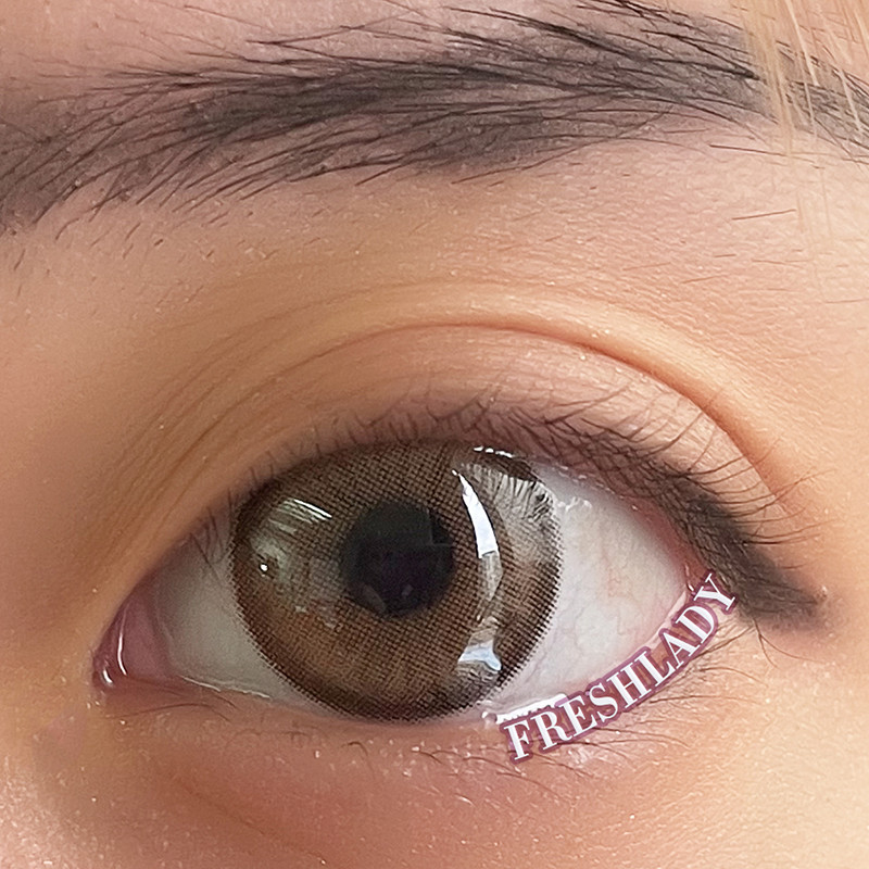 Liangguo Dawn Series Brown Color Contact Lenses Lentes De Contacto Fresh Lady