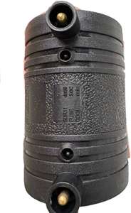 Raccordi per Elettrofusione PE100 PE80 Neri PN16 	 Accoppiatore DN50 	 Raccordi per Tubi in Plastica HDPE per Impianti Idraulici - Product Image 2