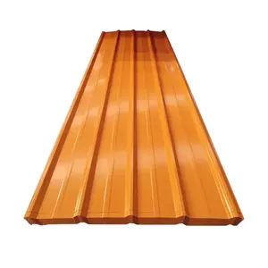 Boyalı Gi çelik levha PPGI Corrugated renk kaplı plaka galvanizli oluklu Metal çatı levhaları