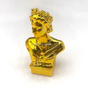 Patung Miniatur Resin, Logam Kustom, Pelapisan Emas, Figur Elizabeth Polyresin, Produsen Patung Seni